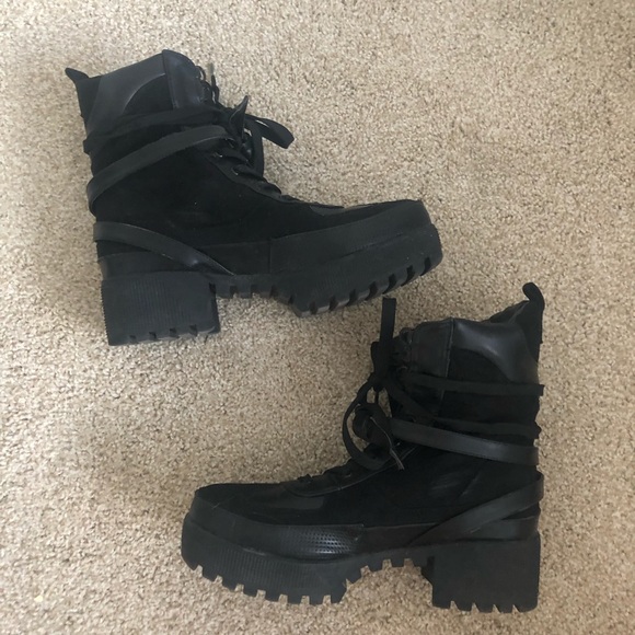 pretty little thing combat boots